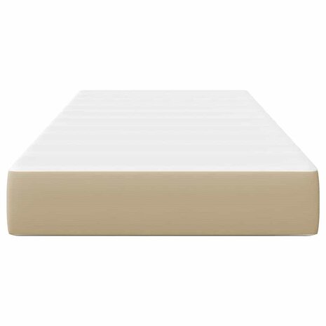 Pocketveringmatras medium 80x200x20 cm stof lichtgroen grijs 5