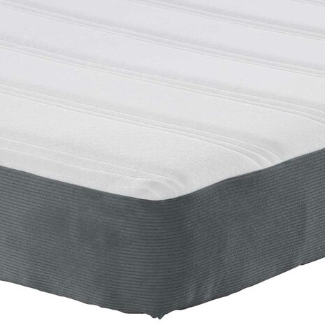 Pocketveringmatras medium 90x190x20 cm stof donkergrijs 7