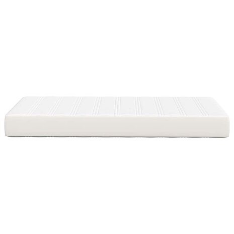 Pocketveringsmatras medium 90x200x20 cm stof crèmekleurig 4