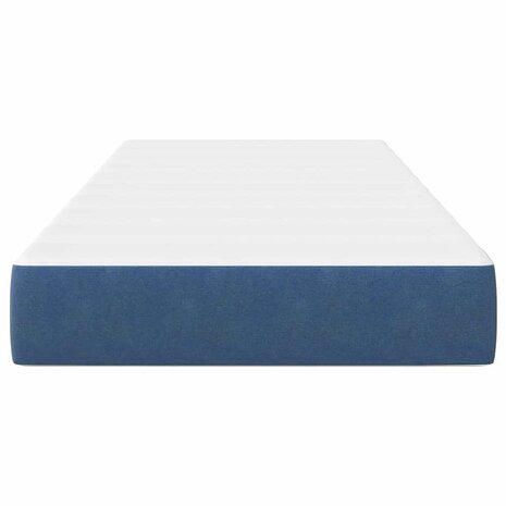 Pocketveringmatras medium 90x200x20 cm stof blauw 5