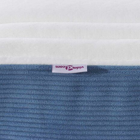 Pocketveringmatras medium 90x200x20 cm stof blauw 6