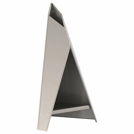 Vuurplaats Piramide Zwart 58x36x100 cm van Staal 3