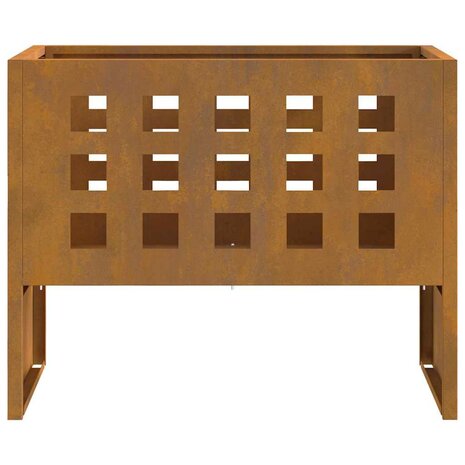Vuurplaats Rechthoekig 50x30x40 cm Weerbestendig Staal 4