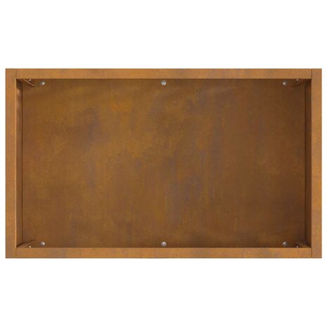Vuurplaats Rechthoekig 50x30x40 cm Weerbestendig Staal 7