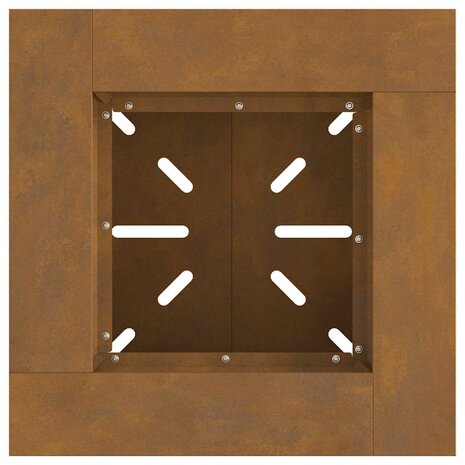 Vuurkorf 48x48x40 cm Weerbestendig Staal 5