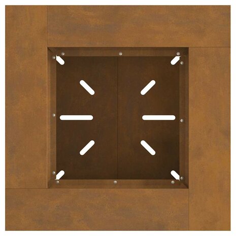Vuurkorf 60x60x50 cm Weerbestendig Staal 5
