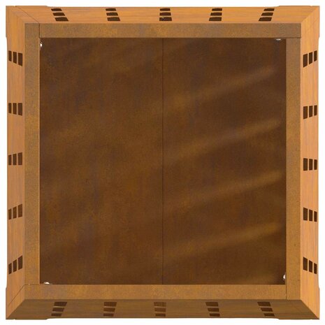 Vierkante Vuurkorf 50x50x70 cm Weerbestendig Staal 5
