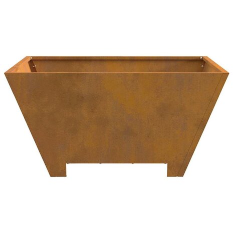 Vierkante Vuurkorf 60x60x30 cm Weerbestendig Staal 4