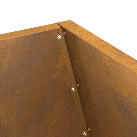 Vuurkorf 50x50x100 cm cortenstaal 7