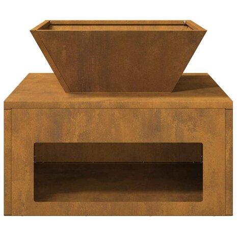 Vuurkorf 50 x 50 x 40 cm van Cortenstaal 5