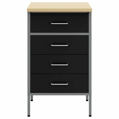 Werkbank 50x55x85 cm staal zwart 5
