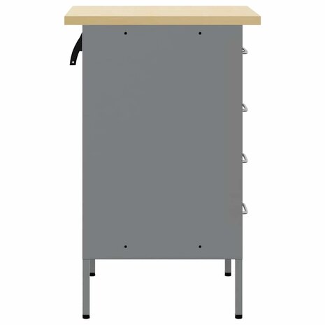 Werkbank 50x55x85 cm staal zwart 6