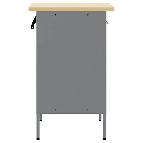 Werkbank 50x55x84 cm staal zwart 6