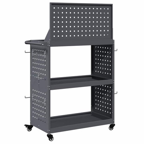 Gereedschapswagen Antraciet 65 x 35 x 111 cm Poedergecoat staal 6