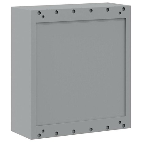 Gereedschapskast wangemonteerd 50x20x55 cm staal zwart 5