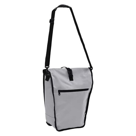 Fietstas voor Bagagedrager 20 L Grijs (34x16x59 cm) 4