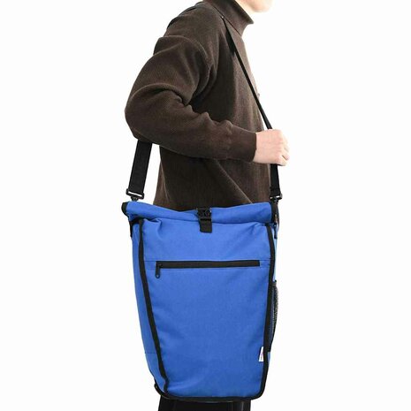 Fietstas voor Pannierdrager 20 L Blauw 34x16x59 cm 2