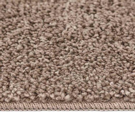 Vloerkleed shaggy met latex onderkant 80x150 cm bruin 6