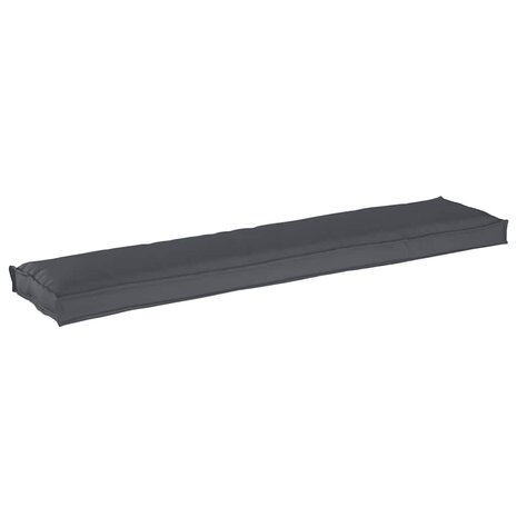 Ligbedkussens 2 stuks Anthraciet 180x40x8 cm Oxford Stof 4