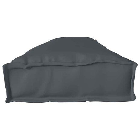 Ligbedkussens voor Bank 2 stuks Anthraciet 200x40x8 cm Oxford Stof 6