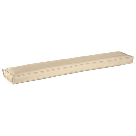 Ligbedkussens voor Bank 2 stuks Beige 200x40x8 cm Oxford Stof 4