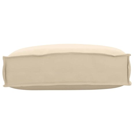 Palletkussen rugleuning 50x40x12 cm oxford stof beige 2