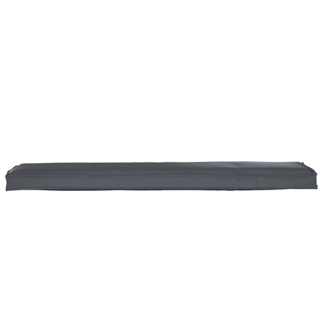 Palletkussen bank 180x40x8 cm oxford stof antraciet 4