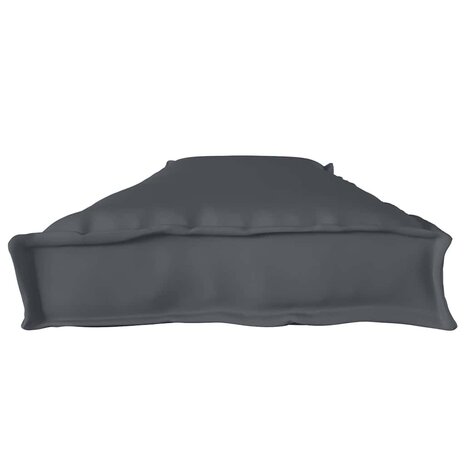 Palletkussen bank 180x40x8 cm oxford stof antraciet 5