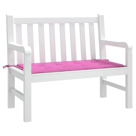 Roze Tuinbank Kussen - 100x50x4 cm, Oxford Stof 2