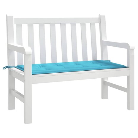 Tuinbankkussen 100x50x4 cm oxford stof turquoise 2