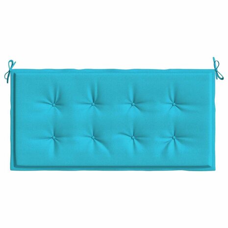 Tuinbankkussen 100x50x4 cm oxford stof turquoise 3