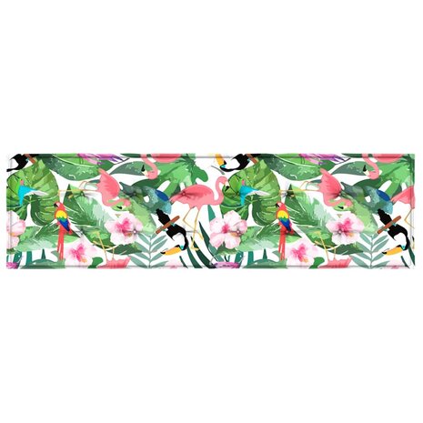 Tuinbankkussen 180x50x4 cm oxford stof meerkleurig 3