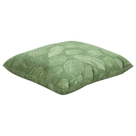 Sierkussens 4 stuks Bladerenpatroon 60x60 cm Stof 3