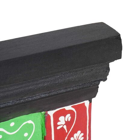 Wandkapstok met 4 Haken 80x25x2 cm Massief Mango & Samengesteld Hout 4