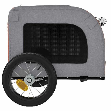 Oranje Hondenwagen Oranje Polyester en staal 124 x 53 x 53 cm 8