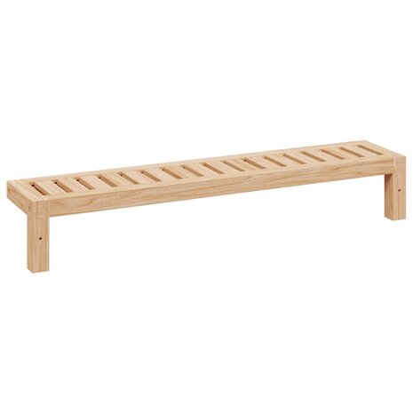 Wandplank 62x10x12,5 cm massief walnotenhout 6