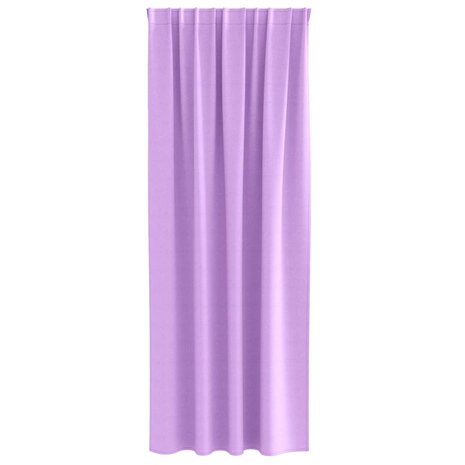Gordijnen met gordijnen 2 pcs Paars 245 x 140 cm Polyester 2