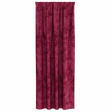 Velours Gordijnen 2 stuks met Oogjes Bordeauxrood 225x140 cm 2