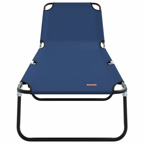 Vouwbare Ligbed 2 stuks Draagbaar Blauw 600D Oxford Stof 4