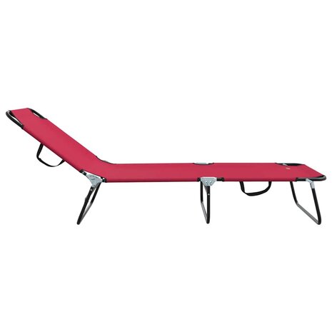 Opvouwbare Ligbedden 2 stuks Draagbaar Rood 600D Oxford Stof 5