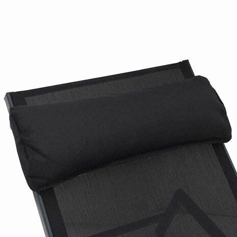 Ligbed Antraciet 197x52x25,5 cm Textilene 7