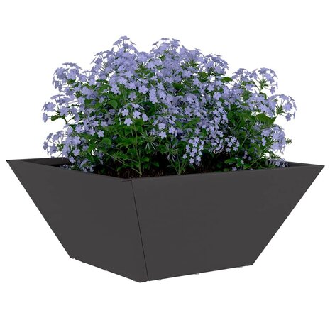 Tuin Plantenbak Zwart 35x35x15 cm Van Staal 2
