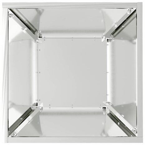 Tuin Kom Plantenbak 35x35x15 cm - Gegalvaniseerd staal 7