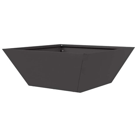 Tuinschalen Plantenbakken 5 Stuks in Zwart, 40x40x15 cm van Staal. 7