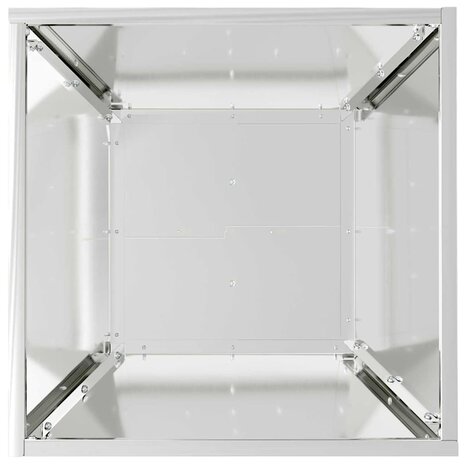 Tuinschaal Plantenbak 40x40x15 cm Ge galvanized Staal 7