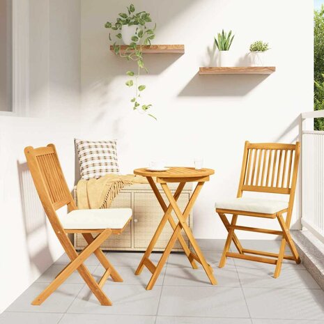 3-delige Tuinbistroset massief acaciahout 1