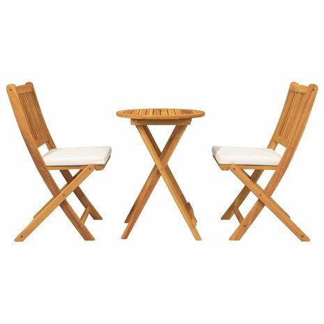 3-delige Tuinbistroset massief acaciahout 6