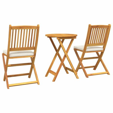 3-delige Tuinbistroset massief acaciahout 7