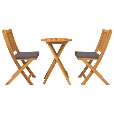 3-delige Tuinbistroset massief acaciahout 6