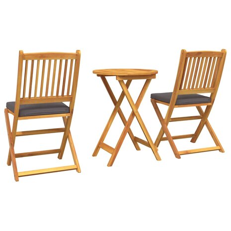 3-delige Tuinbistroset massief acaciahout 7